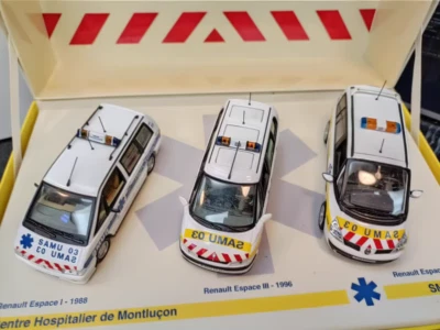 Norev 1/43 Samu03 Renault Espace I II III 1988-2002 White Diecast Model cars - Image 1 of 4