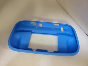 Blue Soft Comfort Grip Silicone Skin Protective case for Nintendo Wii U Gamepad - Picture 1 of 8