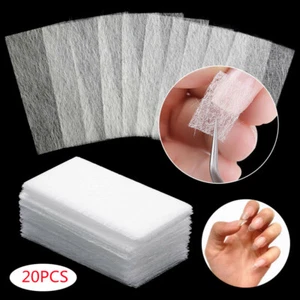 20PCS Nail Silk Wrap Repair Kit Extension Silk Fiberglass for Gel Extension AU H - Picture 1 of 6