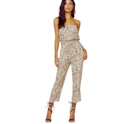 Blue Life Tan Strapless Jumpsuit - Image 1 of 4