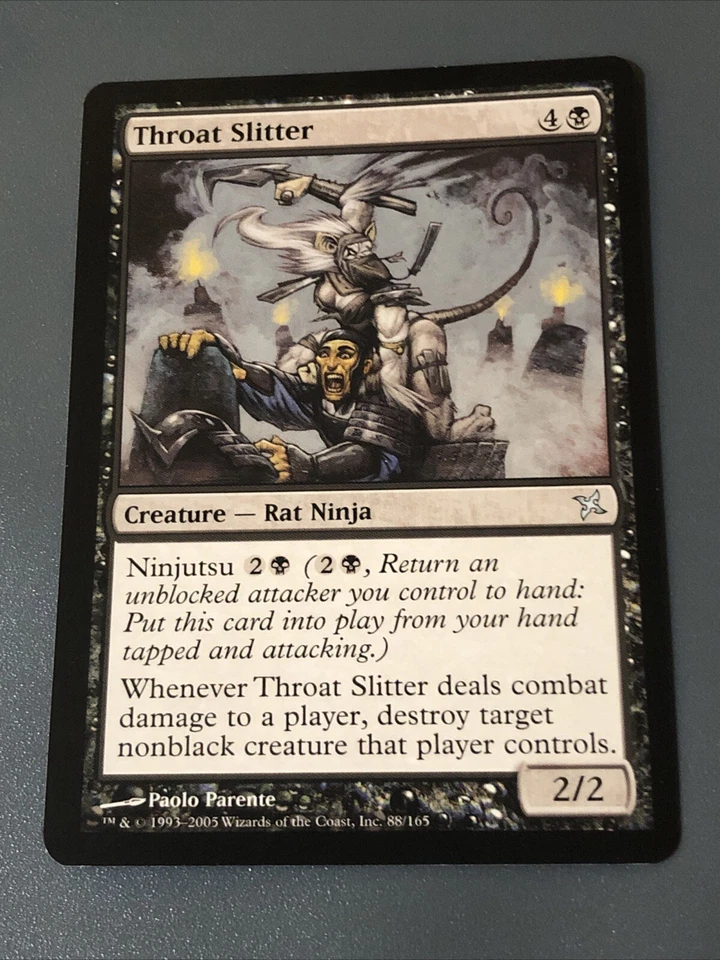 Throat Slitter X1 Betrayers Of Kamigawa NM Condition See Pics Front/back - Image 1 of 2