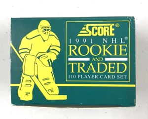 Score 1991 NHL Rookie & Traded 110 Player Card Set Hockey NUOVO - Foto 1 di 5