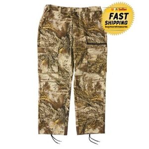 Realtree Cargo Pants Camo Men's Size Small 28/30 Hunting 1 Zip Edge 6 Pocket New