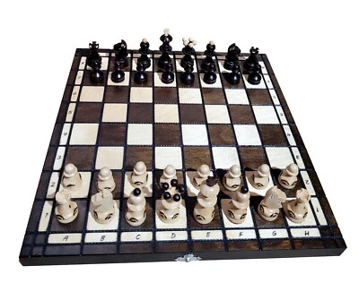 Chess Board - Wooden Handmade Classic High Quality Chess Board 34.5 x 34.5 cm - Image 1 of 4