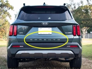 backdoor SORENTO emblem badge for 2021 2022 2023 KIA Sorento - Picture 1 of 2