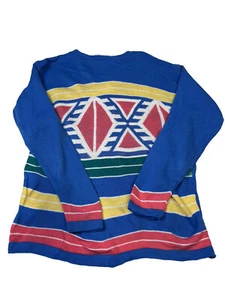 Jersey Cabin Creek patrón multicolor talla mediana - Imagen 1 de 5