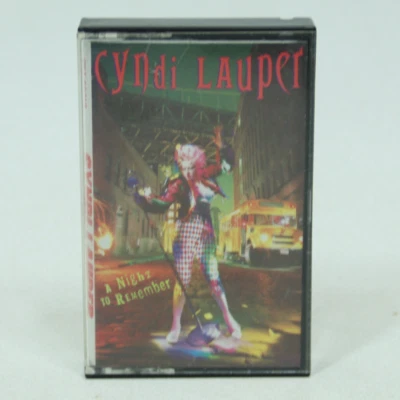 Cyndi Lauper - A Night To Remember Cassette Tape Epic 1989 - Image 1 of 3