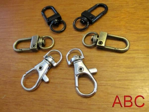 5 PIEZAS Metal Hebilla Giratoria Llavero Snap Langosta Hebilla Bolso Accesorios - Imagen 1 de 9