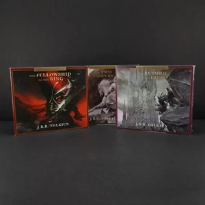 The Lord of the Rings J.R.R. Tolkien Audiobook Part 1, 2, and 3 (9 CD Set, 2001) - Picture 1 of 8