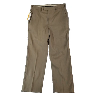 Calça social Savane masculina 36x32 marrom sem ferro desempenho pele de tubarão NOVA - Imagem 1 de 4