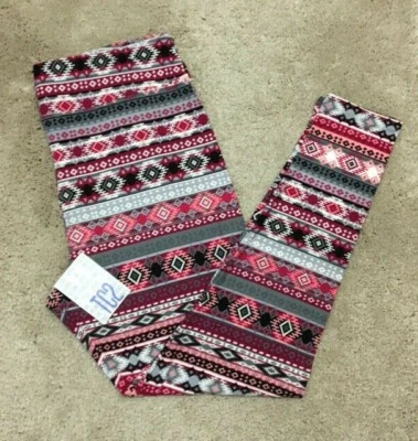 NWT LuLaRoe Leggings ~ TC2 ~ AZTEC ~ BLACK WHITE PINK GRAY MAGENTA ~ UNICORN 18+ - Image 1 of 2