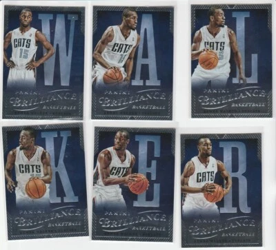 KEMBA WALKER RC 2012-13 BRILLIANCE ROOKIE SPELLBOUND COMPLETE RAINBOW LOT (6) - Image 1 of 2