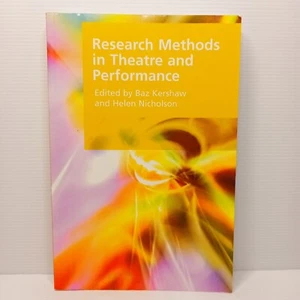 Métodos de investigación en teatro e interpretación de Helen Nicholson, Baz Kershaw. - Imagen 1 de 8