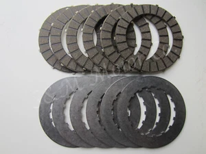 BSA A50 A65 A7 A10 TRIUMPH T120 TR6 T140 TR7 FRICTION STEEL CLUTCH PLATE KIT - Picture 1 of 1