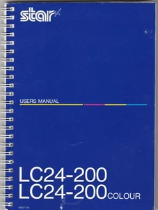 STAR LC24-200 DRUCKERHANDBUCH - Bild 1 von 1