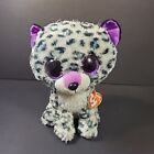 Ty Beanie Boos VIOLET the Leopard 8"  Claire's Exclusive Plush Stuffed Animal