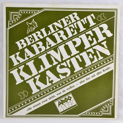 BERLINER KABARETT KLIMPERKASTEN - ROSCHAK & MANN - 7" Argo Musik - Bild 1 von 4