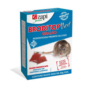 Zapi - Broditop Next Blé Rodenticide le Poison à Rat 150 G