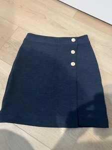 Ann Taylor Heavy Knit Lined Wrap Skirt - Picture 1 of 8