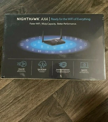NETGEAR Nighthawk AX3000 4-Stream Dual-Band Wi-Fi 6 Router - RAX35-100NAS - Image 1 of 3