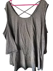 Lane Bryant Brand Size 26/28 Split 3/4 Long Sleeve Shirt - Picture 1 of 4