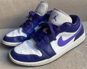 2023 Damen 8,5 Air Jordan 1 Low Sky J Purple & White Sneaker Schuhe DC0774-502 - Bild 1 von 21