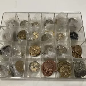 Lot of 100 Vintage Sports Tokens and Medallions / Medals - Picture 1 of 24