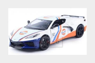 1:24 MOTORMAX Chevrolet Corvette C8 #52 Gulf Racing 2020 MTM79664 - Immagine 1 di 2
