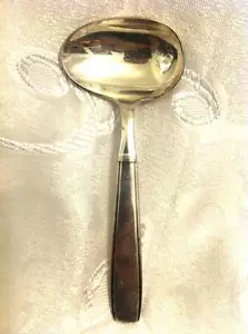 ELEGANT VINTAGE FRENCH SILVER PLATED CHRISTOFLE PORRIDGE SPOON - Picture 1 of 1