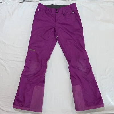 Pantalones de nieve Patagonia Snowbelle H2no para mujer pequeños púrpura esquí RECCO Foto 1 de 4