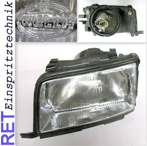 Scheinwerfer links HELLA Audi 100 C4 alle Halter gut original - Picture 1 of 4