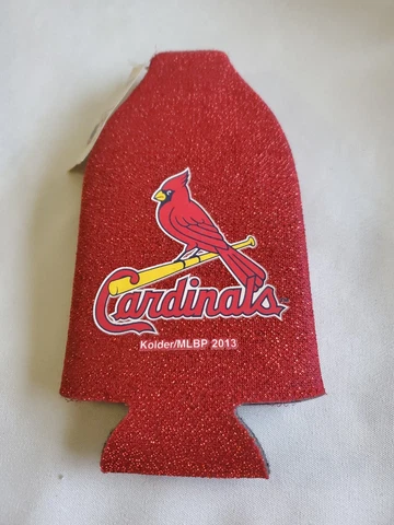 ST LOUIS CARDINALS MLB Bottle Insulator Coozie Drink Holder *NEW* Old Stock Red Cover