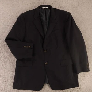 Versini Jacket XL XLT Blue 100% Wool Twill Blazer Sport Coat 48L - Picture 1 of 18