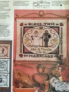 Counted Cross Stitch Pattern - Wedding Sampler - Picture 1 of 1
