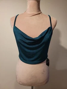 Dark Green Cropped Top - Size 6 - Zaful - Picture 1 of 7