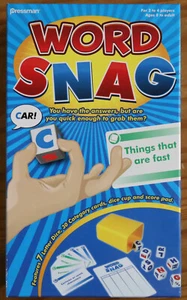 Juego Word Snag - Pressman 2012 - ¿Eres lo suficientemente rápido como para agarrar las respuestas? - Imagen 1 de 9