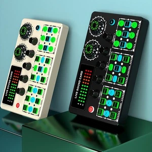 For Streaming Ready Live Sound Card Mixer for Podcasting and Gaming Use - Afbeelding 1 van 14