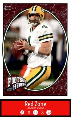 2008 Upper Deck Heroes - #8 Brett Favre NM. - Image 1 of 2