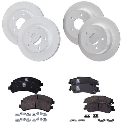 Front & Rear Brake Disc Rotors and Pads Kit for Chevy Olds S10 Pickup Blazer - Image 1 of 4