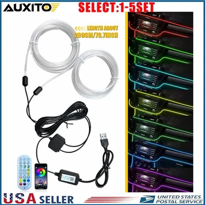 Controle remoto 1-5X para Subaru Outback 20-23 fibra óptica interior luz neon - Imagem 1 de 2