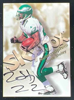 1998 Skybox Premium Autographics #NNO Duce Staley Auto - Image 1 of 2