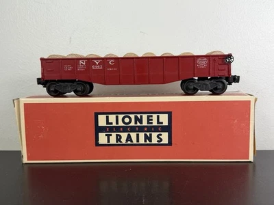 Góndola central de Nueva York Lionel Nº 6462 1949 de colección con caja de reproducción y barriles Foto 1 de 4