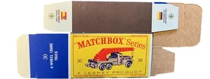 Caja repro Matchbox #30 grúa de 6 ruedas truco 61-65 tipo D - Imagen 1 de 2