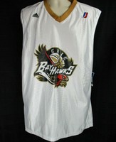 Adidas Erie Bayhawks Jersey White NBA D League Men's Size Large
