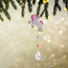 Diamond Drill Rainbow Collection Hang Crystal Prisms Wind Chime (Licorne 3)