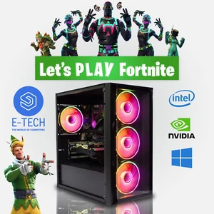 FORTNITE Gaming PC Intel i5 7th Gen 16GB RAM 1TB SSD 4GB GTX 1650 - Windows 11 - Picture 1 of 7