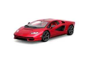 LAMBORGHINI COUNTACH LPI 800-4 RED 1/24 DIECAST CAR BBURAGO 21102R - Picture 1 of 6