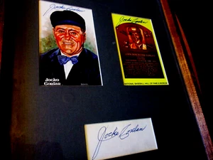 JOCKO CONLAN Signed 3 Times Perez Steele/Photo/Cut Collage Framed -Guaranteed  - Picture 1 of 6