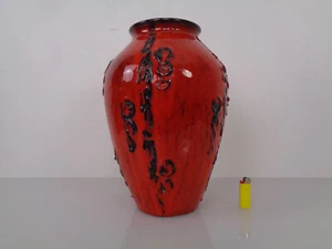 MCM 70S Years Fat Lava Carstens Tönnieshof Ceramic 1262-35 Vase WGP - Picture 1 of 15