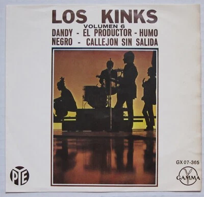 LOS KINKS Volumen 6 MEXICO 1965 7" EP + Picture Sleeve GAMMA Ray DAVIES Dave 45 - Image 1 of 4